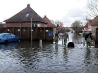 Danimarka'da bazı kentler sular altında kaldı