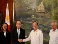 BM Genel Sekreteri Ban Filipinler'de