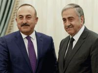 Akıncı ile TC Dışişleri Bakanı bir araya geldi