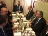 Cumhurbaşkanı Akıncı TC Dışişleri Bakanı Çavuşoğlu ile  kahvaltı yaptı