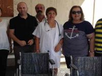 Güzelyurt Sağlık Ocağı’na tekerlekli sandalye bağışı