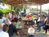 Bican ve belediye meclis üyesi adayları ziyaretlerini sürdürüyor