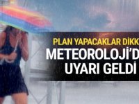 Yağışlar devam edecek!