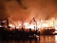 SON DAKİKA: Girne'de Şok Yangın Cratos (videolu)