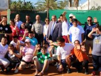 Gazimağusa Belediyesi Tenis Kulübü farkindalik etkinliği düzenledi