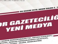 Yakın Doğu Üniversitesi Spor Bilimleri Fakültesi'nde Spor Gazeteciliği ve Yeni Medya Konulu Panel