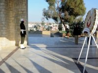 KKTC’nin kuruluş yıldönümü nedeniyle Anıt Tepe’de tören düzenlendi
