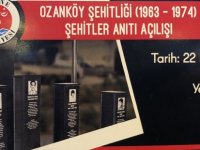 Ozanköy şehitler anıtı yarın açılıyor