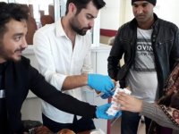 Lefkoşa Dr. Burhan Nalbantoğlu Devlet Hastanesi’nde 600 kişiye çay ve poğaça ikram edildi