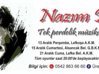 “Nazım İçin” oyununu Lefkoşa, Alsancak ve Lefke’de sahneliyor