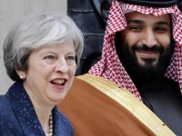 Theresa May'in Suudi Arabistan'ı kınadığı gün, İngiliz heyetinin silah satışı için Riyad'da olduğu ortaya çıktı