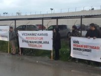 Halil Karapaşaoğlu için Vicdani Ret İnisiyatifi eylem düzenledi (video)