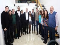 Avrupa’da Okuyan Kıbrıslı Öğrenci Platformu Akıncı’yı ziyaret etti