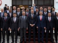 Meclis Başkanı Uluçay, TBMM Futbol Takımı heyetini kabul etti