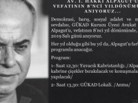 Gükad kurucu üyesi Alpagut, vefatının 8’inci yıldönümünde anılıyor