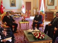 Başbakan Erhürman TBMM Başkanı Yıldırım'ı ziyaret etti