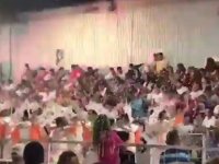 Karnaval'da sahne çöktü:34 yaralı(video)