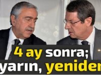 Akıncı ile Anastasiadis, 4 ayın ardından yarın yeniden buluşuyor.