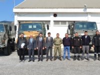 GKK, Sivil Savunma Teşkilatı Başkanlığına 3 adet Unimog araç hibe etti
