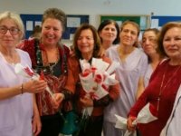 Türk ve Rum sendikaların temsilcilerinden , Lefkoşa Genel Hastanesi'ne ziyaret