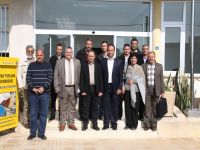 İnşaat Mühendisleri Odası ilk ziyaretini İskele Belediye Başkanı Hasan Sadıkoğlu’na yaptı