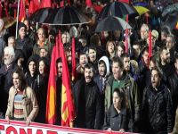 Komünistler SYRIZA hükümetini protesto etti