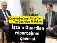 Akıncının Guardian röportajı :İşte o röportajının tamamı