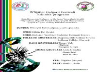 6’nci Yiğitler Gafgarıt Festivali  5 Nisan Pazar günü yapılıyor…