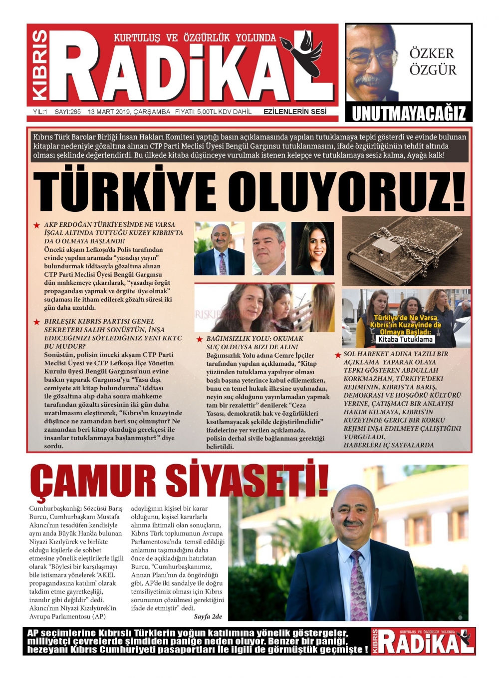 Gazeteler kitap tutuklamasını nasıl gördü? galerisi resim 15