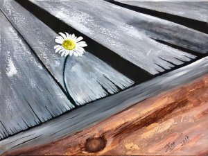 Lefkoşa'daki kanser hastalarının yaptığı çizimler