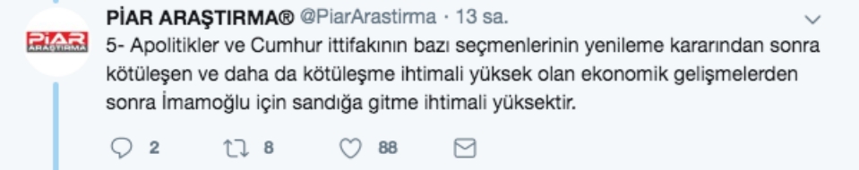 PİAR 'dan İstanbul seçimi anketi:  31 Mart'a oranla çok daha b galerisi resim 12