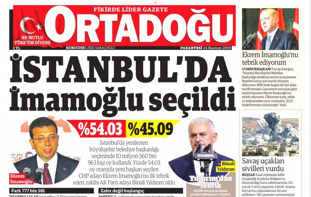 İktidar gazeteleri İmamoğlu'nun zaferini nasıl gördü? galerisi resim 8