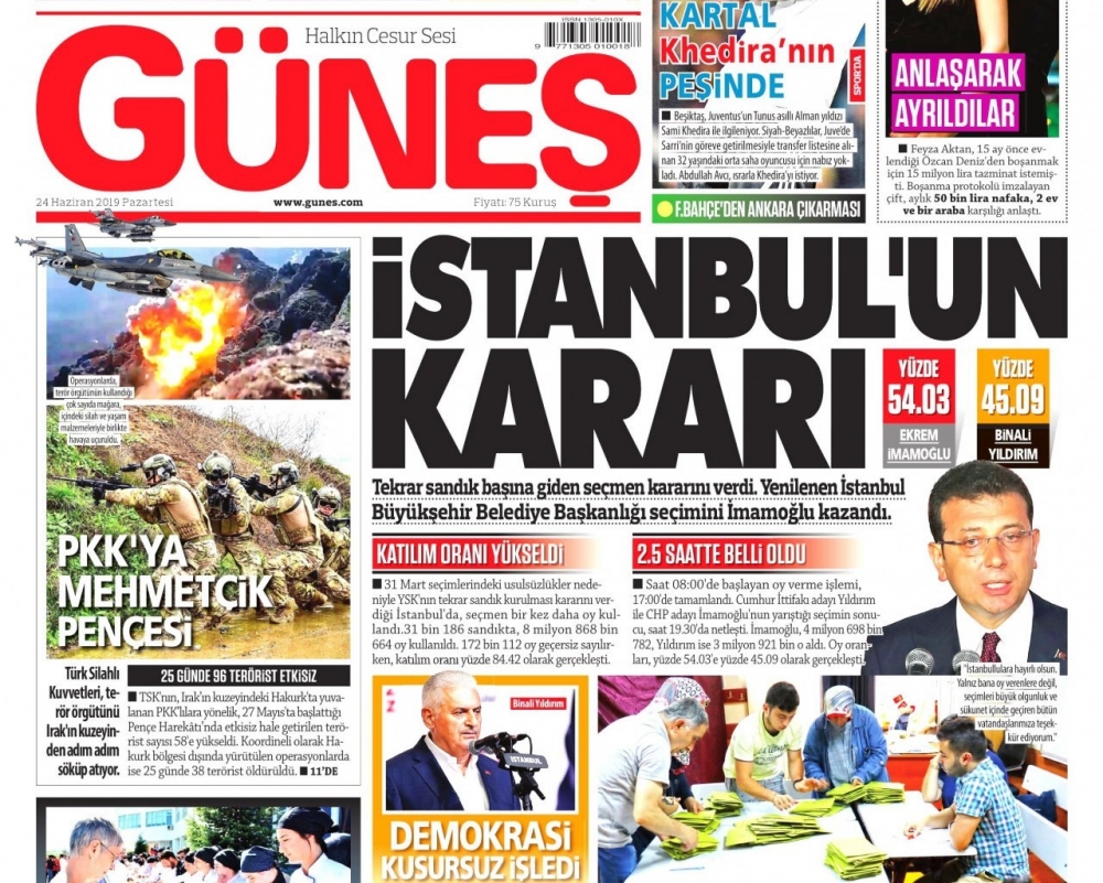 İktidar gazeteleri İmamoğlu'nun zaferini nasıl gördü? galerisi resim 9