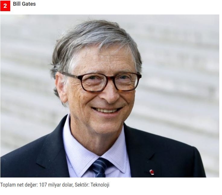 Dünyanın en zenginleri listesi belli oldu! Zirvedeki isim yine değişmedi galerisi resim 2