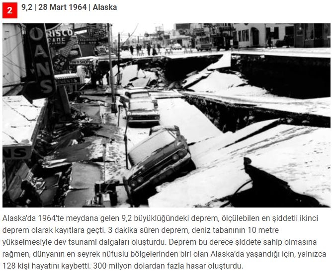 230 binden fazla can aldı! Son 100 yılın en büyük depremleri galerisi resim 2