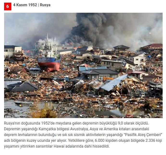 230 binden fazla can aldı! Son 100 yılın en büyük depremleri galerisi resim 6