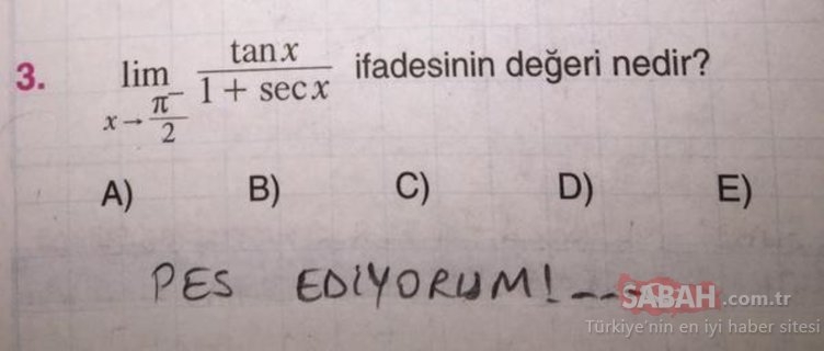 Sınav kağıtlarına verilen komik cevaplar! galerisi resim 21