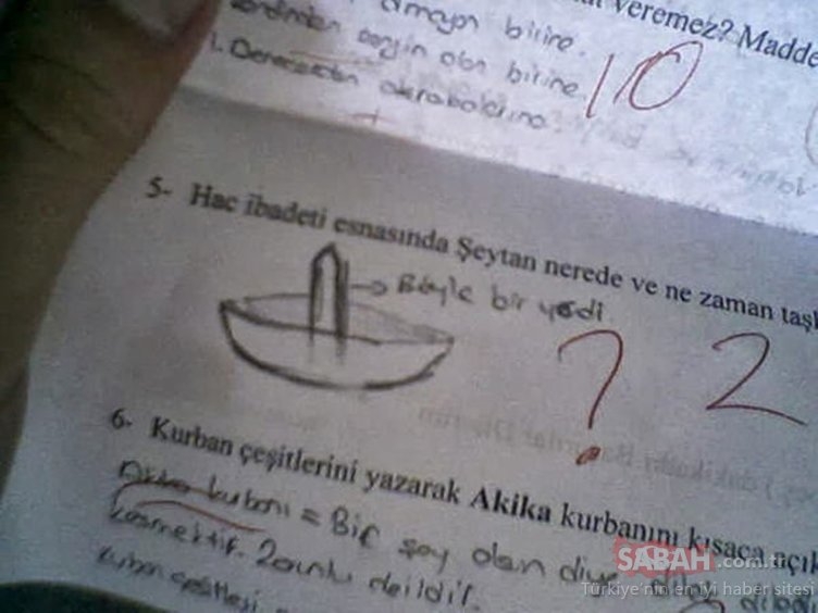 Sınav kağıtlarına verilen komik cevaplar! galerisi resim 22