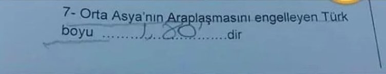 Sınav kağıtlarına verilen komik cevaplar! galerisi resim 7