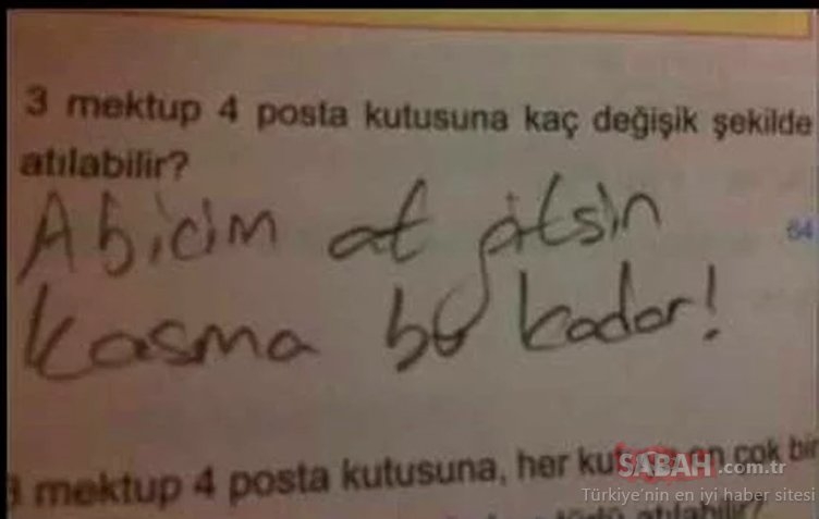 Sınav kağıtlarına verilen komik cevaplar! galerisi resim 8