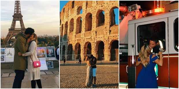 Sevgilisinden ayrılınca yabancılarla öpüşüp poz veren turist galerisi resim 1