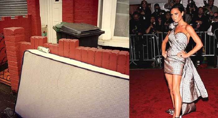 Sokağa Atılmış Yataklarla Ünlü İsimlerin Kıyafetleri Arasındaki  İlginç galerisi resim 3