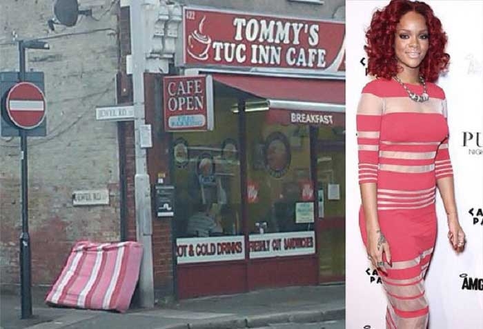 Sokağa Atılmış Yataklarla Ünlü İsimlerin Kıyafetleri Arasındaki  İlginç galerisi resim 8