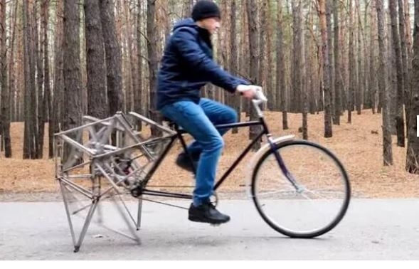 Yürüyen bisiklet yaptılar! galerisi resim 4