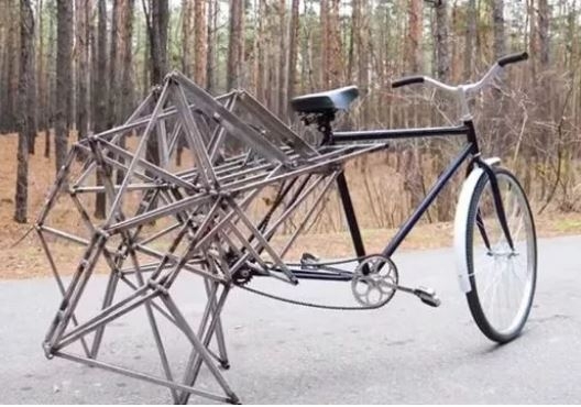 Yürüyen bisiklet yaptılar! galerisi resim 6