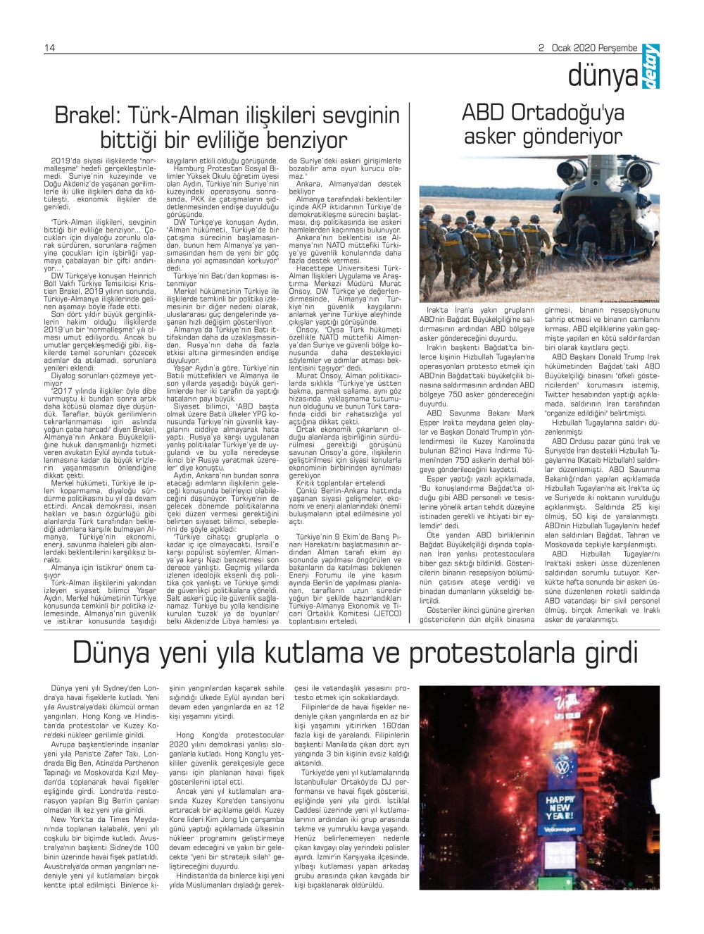 Detay Gazetesi 2 Ocak 2020 galerisi resim 12