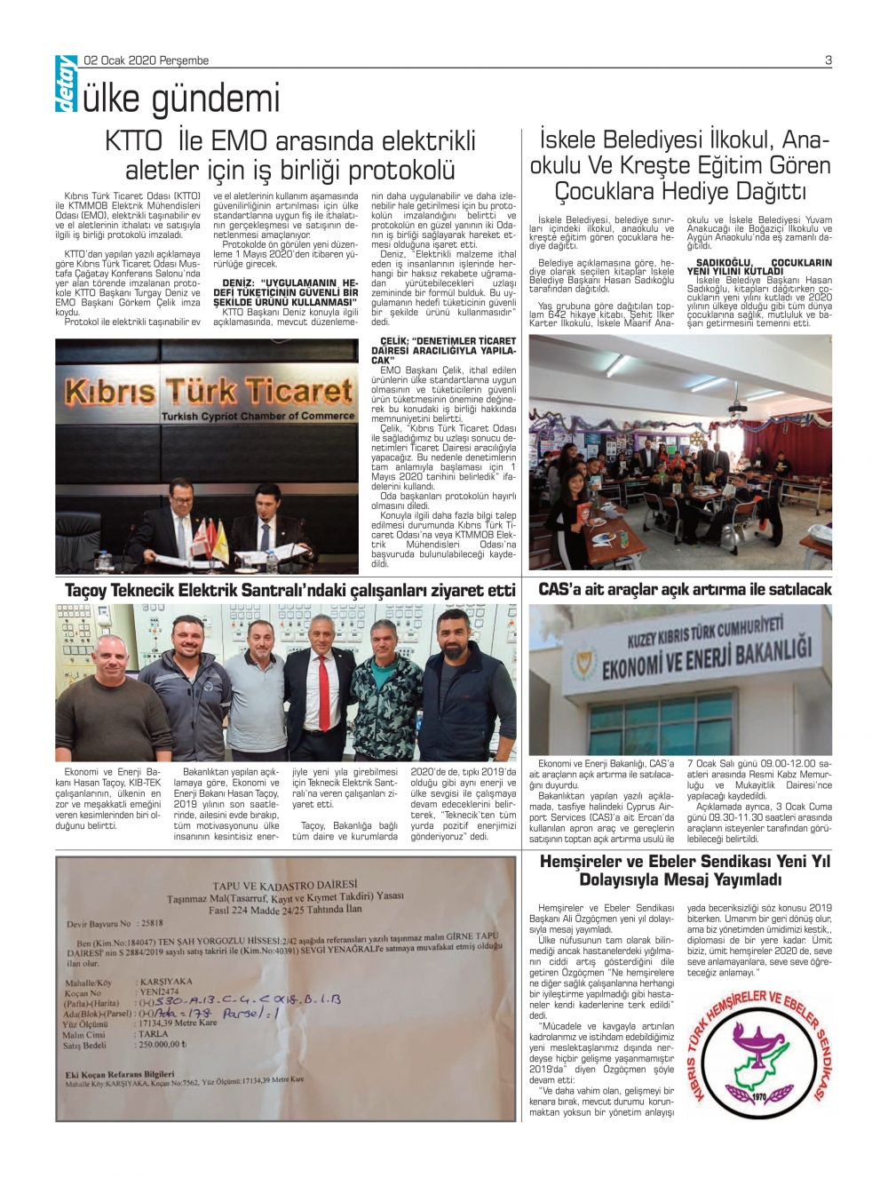 Detay Gazetesi 2 Ocak 2020 galerisi resim 3