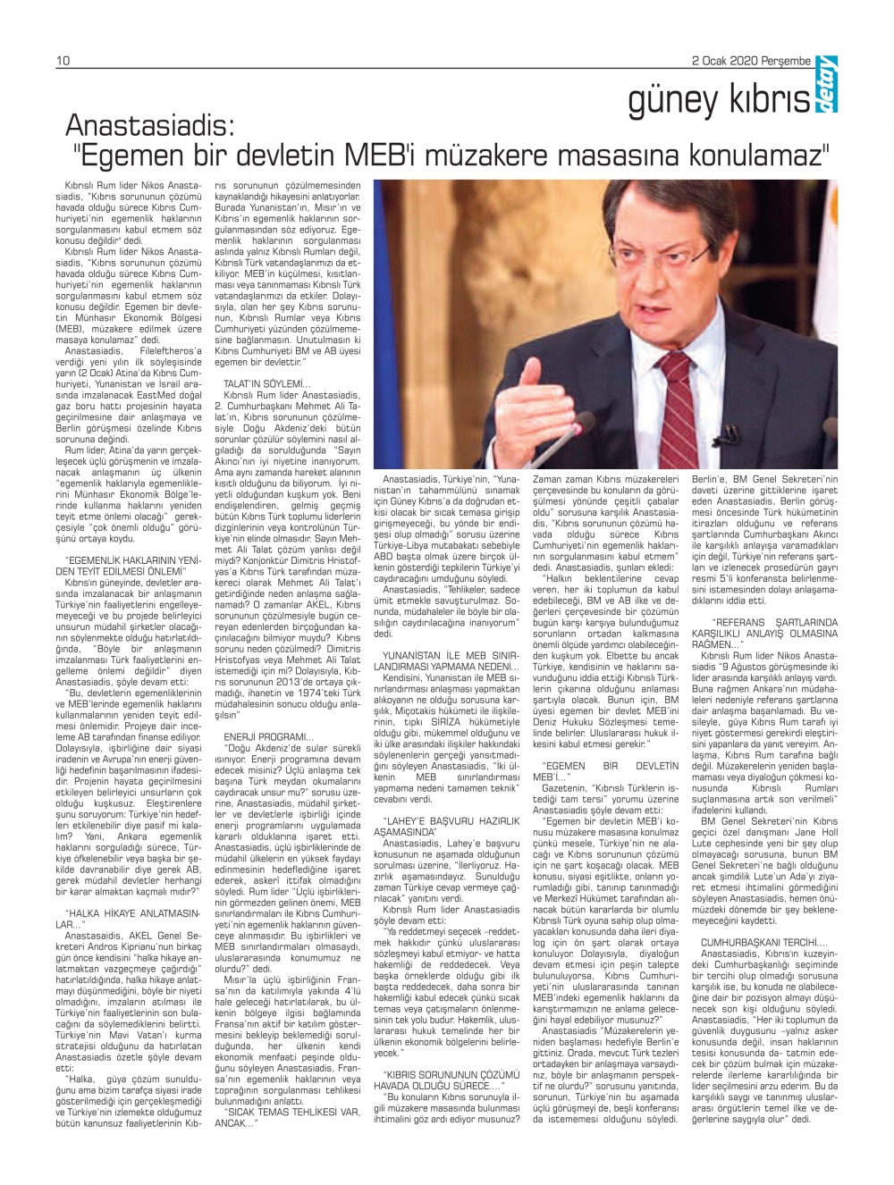 Detay Gazetesi 2 Ocak 2020 galerisi resim 9