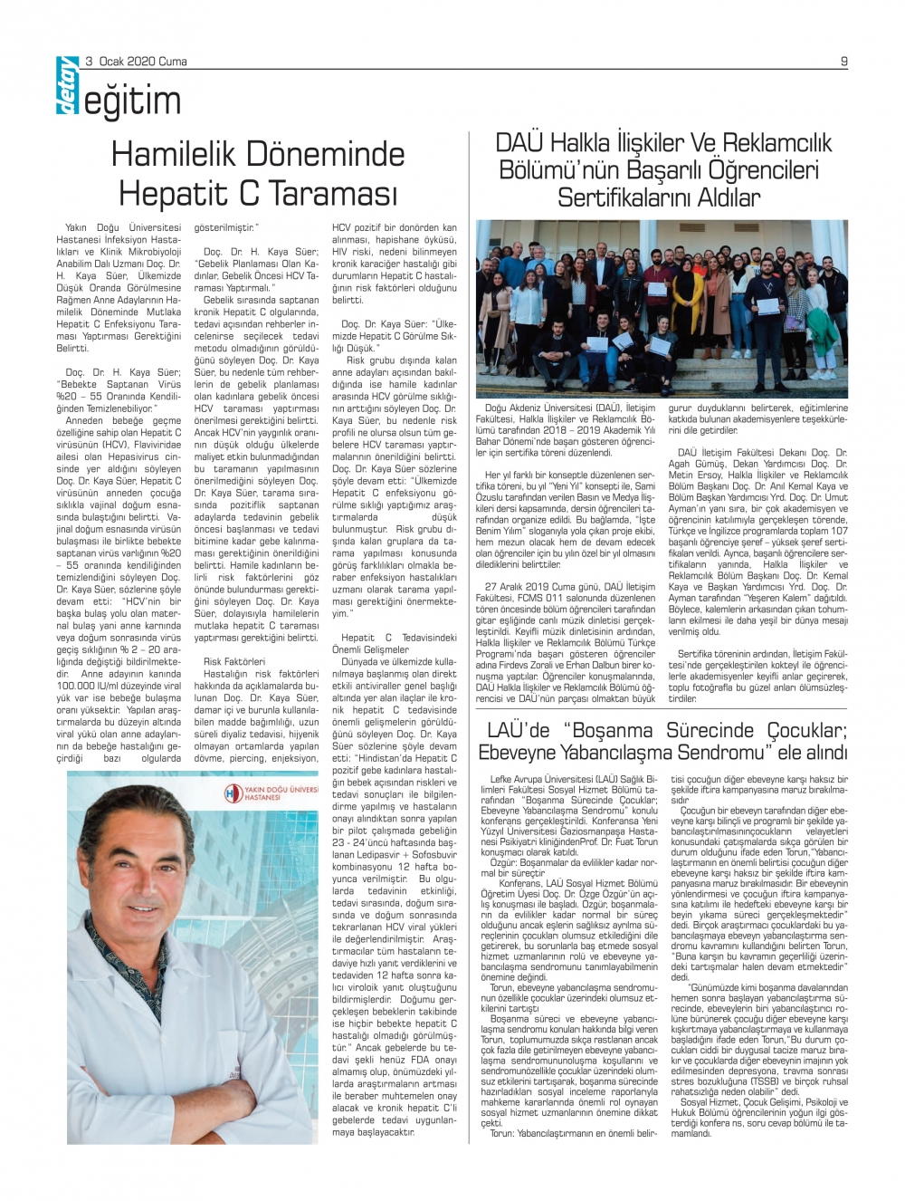 Detay Gazetesi 3 Ocak 2020 galerisi resim 7