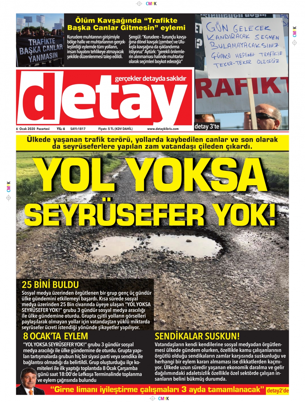 Detay Gazetesi 6 Ocak 2020 galerisi resim 1